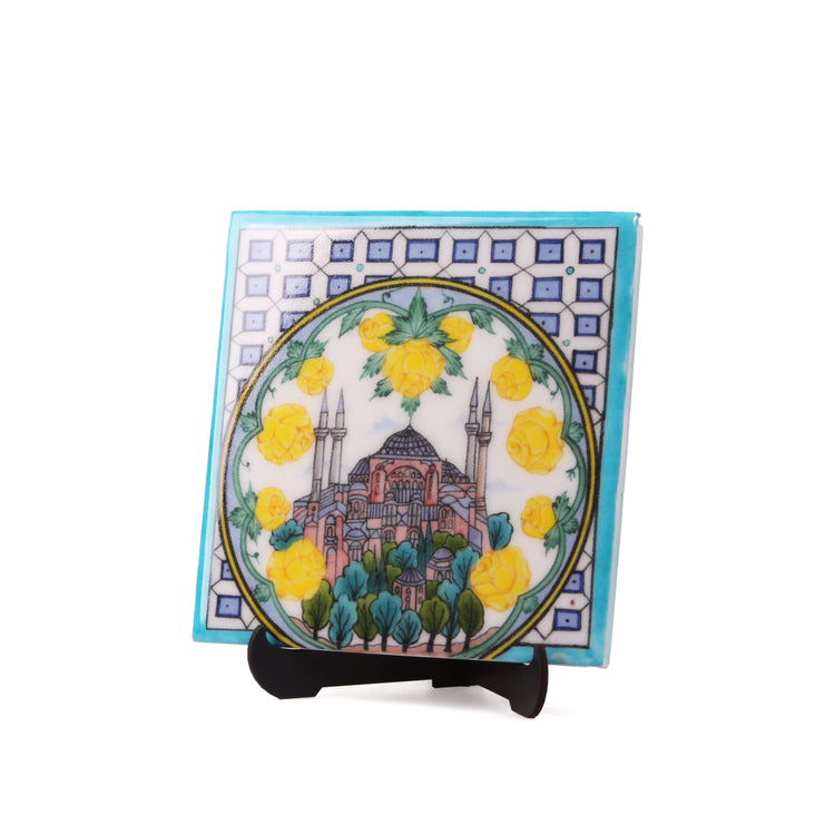 Ayasofya Desenli İznik Çini Karo