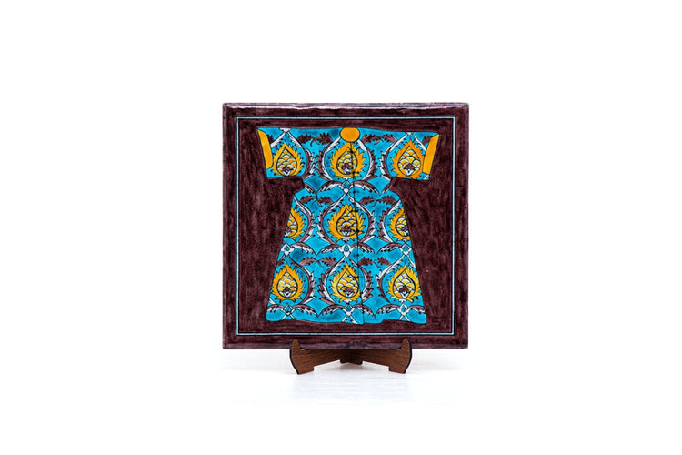 Kaftan Desenli İznik Çini Karo - Karolar