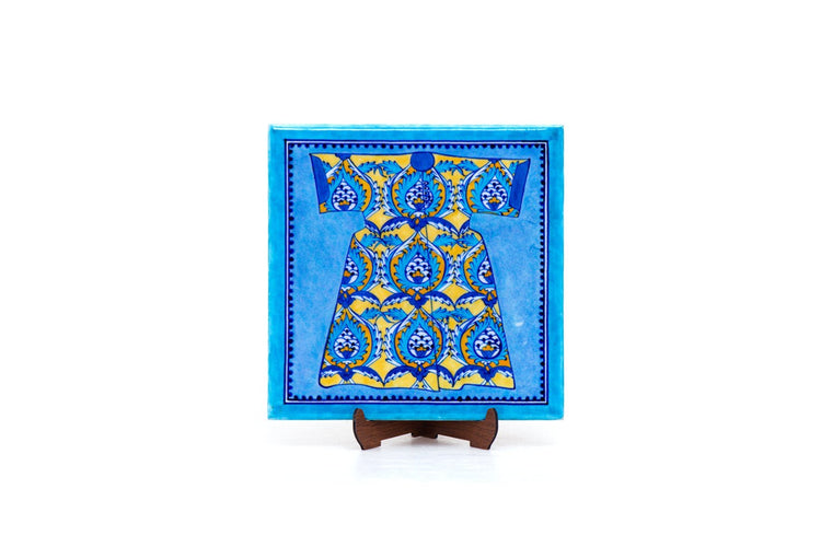 Kaftan Desenli İznik Çini Karo - Karolar
