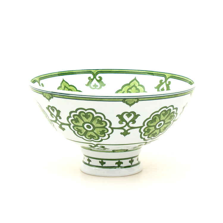 Muradiye Mosque Patterned Iznik Ceramic Footed Bowl