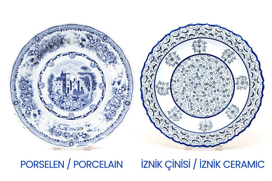 Porselen ve İznik Çinisi Arasındaki Farklar - İznik Mavi Çini