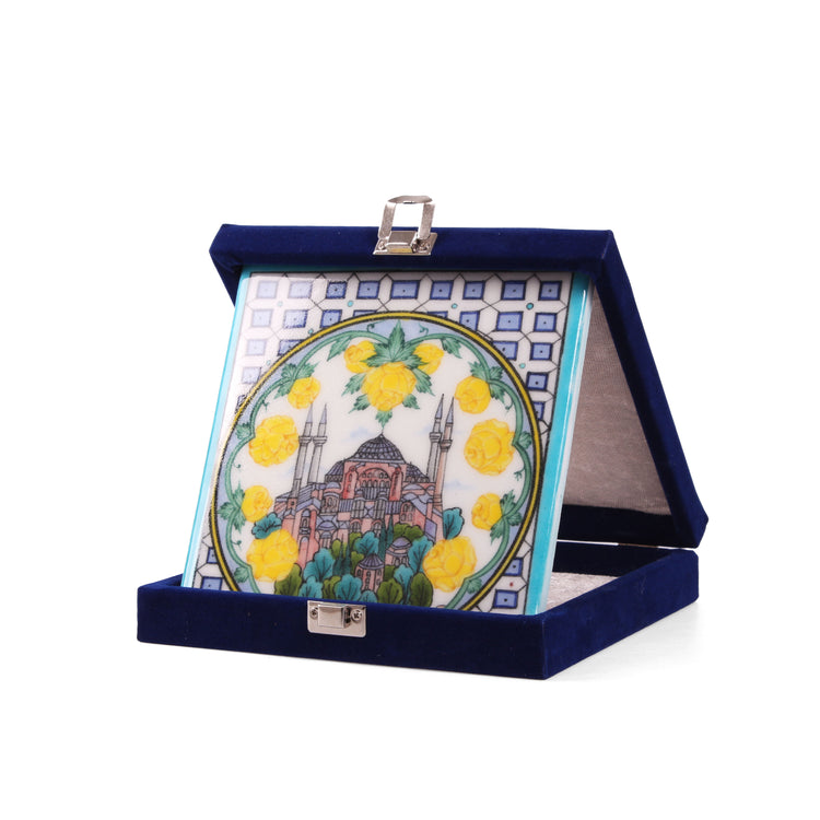 Ayasofya Desenli İznik Çini Karo