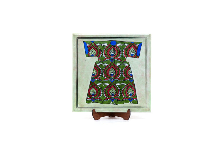 Kaftan Desenli İznik Çini Karo - Karolar