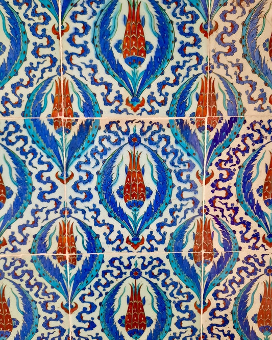 Rüstem Paşa Camii İznik Çini Karo Replikası No:3 - Karolar